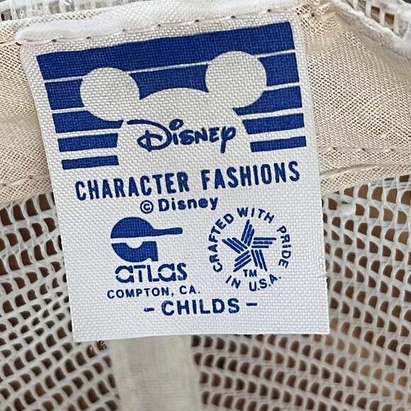 Vtg Disney Character Fashions Donald Duck Trucker Hat Child Sz Snapback Longbill - Picture 8 of 9